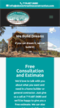 Mobile Screenshot of abovetreelineconstruction.com